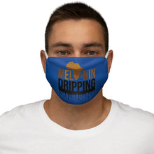 Load image into Gallery viewer, Melanin Dripping Face Mask - Blue
